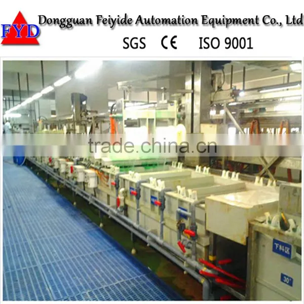 Feiyide Hanging Arm Barrel Plating Production Line for Zinc Copper Nickel Plating photo-3