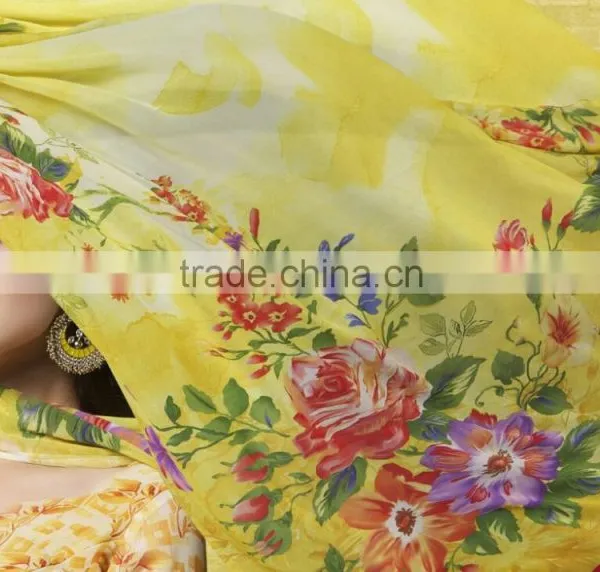 Zari Blouse and Orange Color Womaniya Designer Sarees Collections photo-6