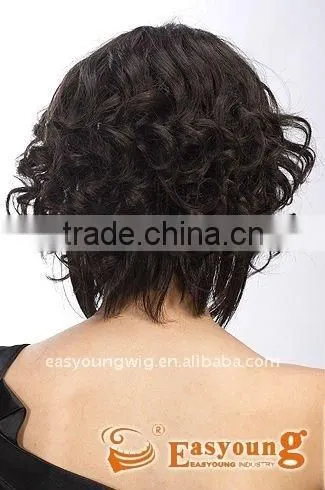 Wholesale New Synthetic Short Afro Curly Hair Style Full Lace Wigs for Black Women photo-3
