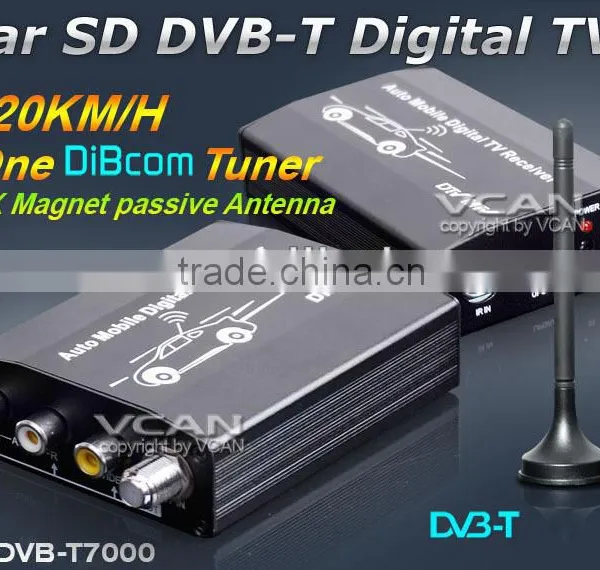 DVB-T7000 hd Car DVB-T Digital tv Receiver One Tuner One Antenna MPEG2 H.264 High Speed photo-3