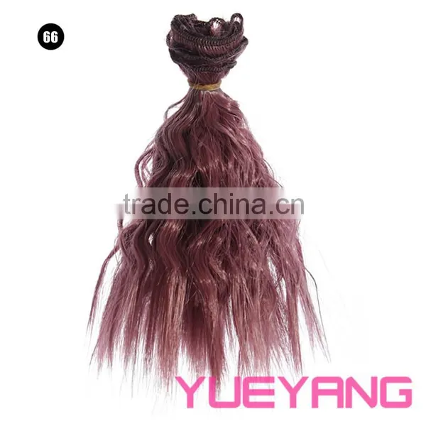 Red Wine Color Twisted Curl Braiding Hair Extensions photo-3