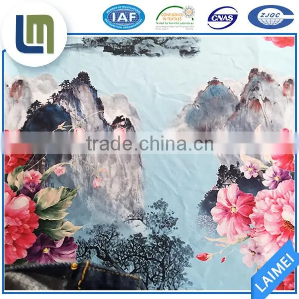 Custom Digital Print Modal Woven Fabric for Bed Sheet Made in China photo-4