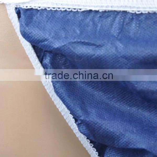 Disposable Sexy Blue Women Micro String Bikini Thongs photo-3