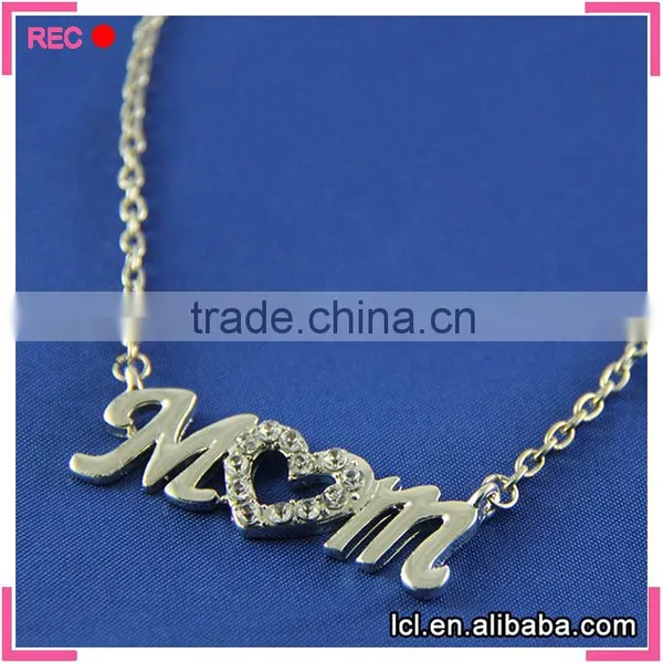 Hot Sale Imitate Silver Heart Necklaces Fashion Chinese, High Quality Beautiful Girl Necklace photo-2
