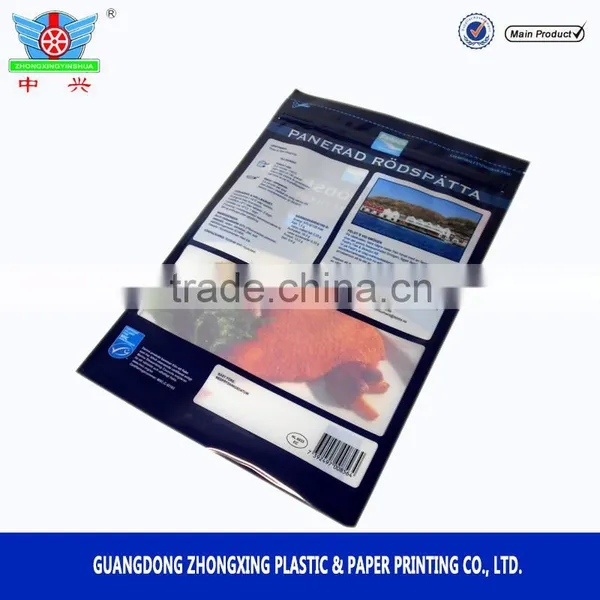 Customized Plastic Printed Laminated Frozen Food Packaging Bag/freezer Bag photo-2