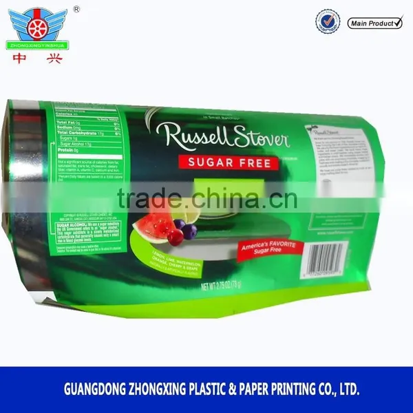 Metallized Material Snack Food Packaging Film Roll Stock photo-3