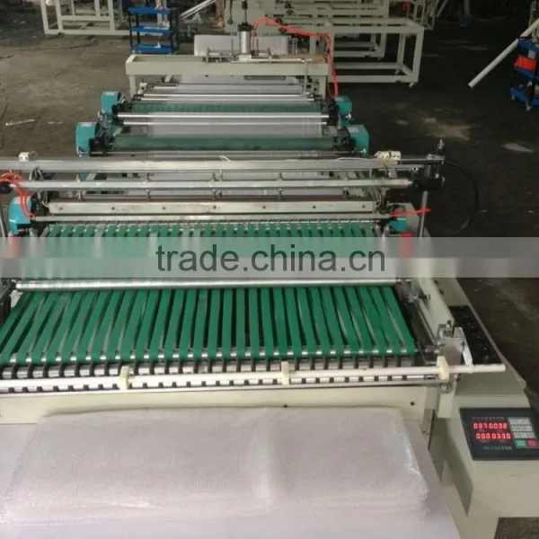 Single Layer 2 Rolls Loading Air Bubble Film Bag Making Machine photo-3