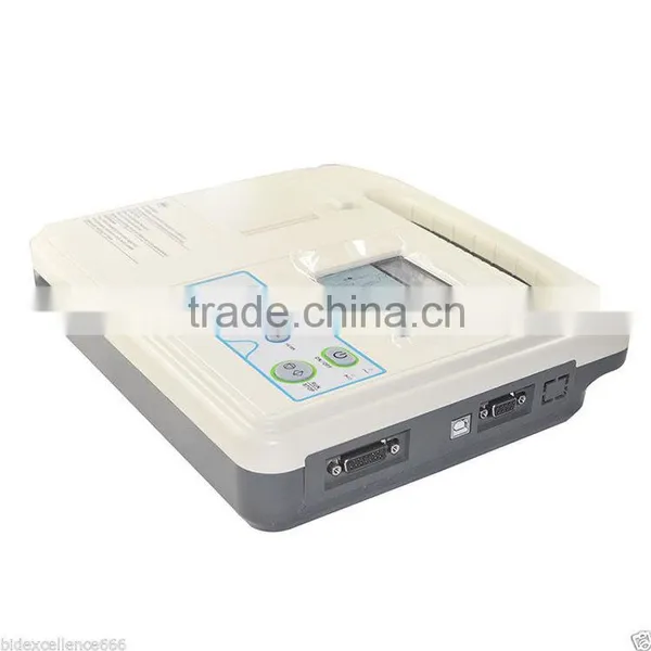 High Quality 3.8 Inch LCD 12-lead ECG Signal One Channel Digital ECG Machine photo-2