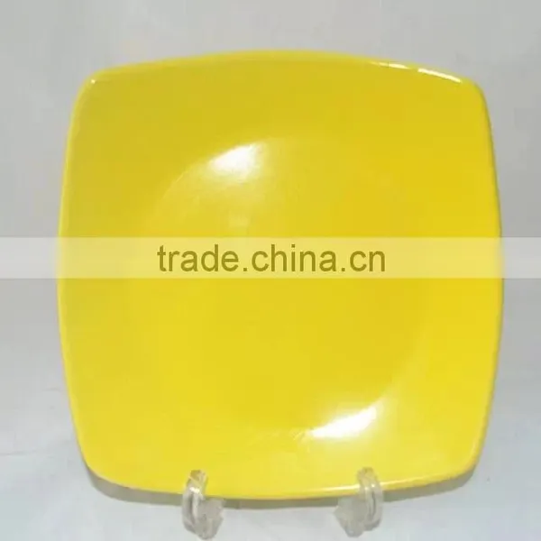 2015 New Product , Color Glazed Square Plate , Ceramic Plate photo-4