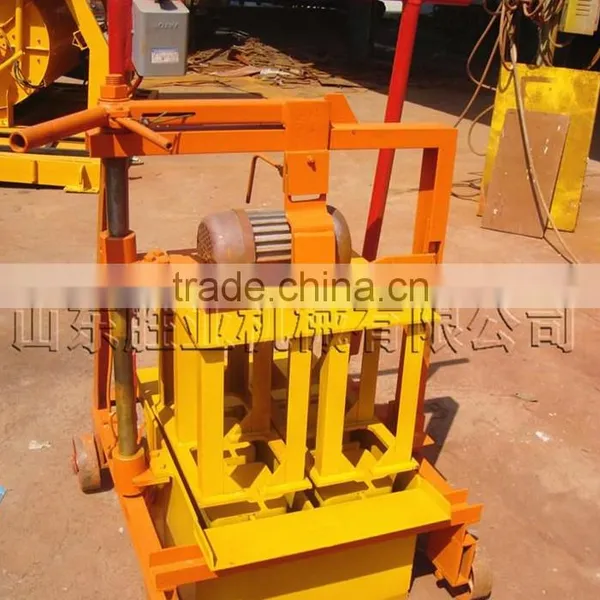 QMR2-45 Manual Compressed Earth Block Machine Small Manual Cement Interlock Brick Machine/ Manual Fly Ash Brick photo-4