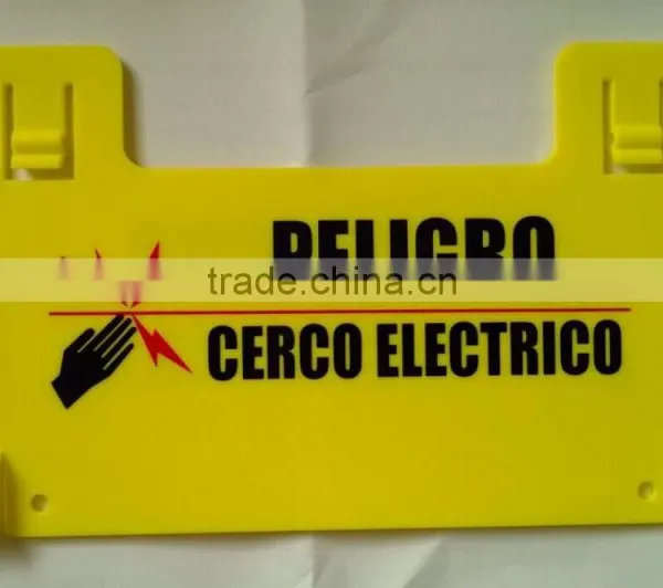 Customized Electric Fencing Warning Sign Dangerous Warning Board Caution Boards photo-5