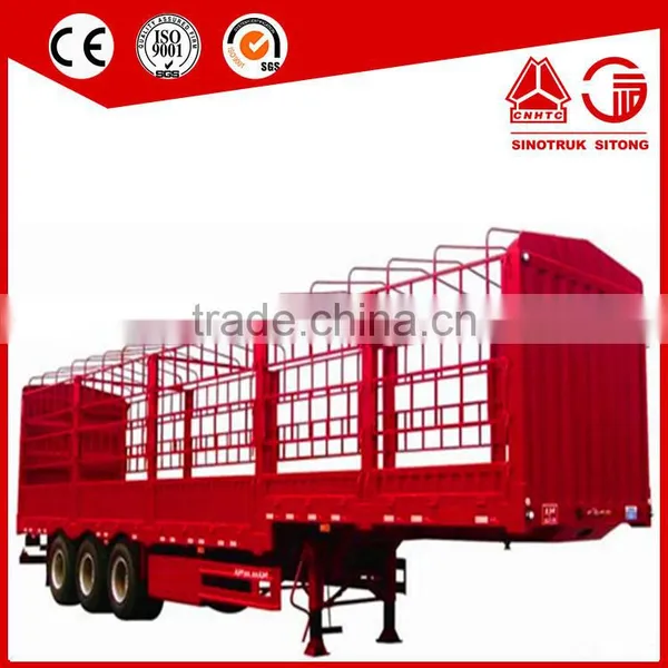 Steel Material Cattle Transport Trailer/livestock Semi-trailer/animal Delivery Trailers photo-3