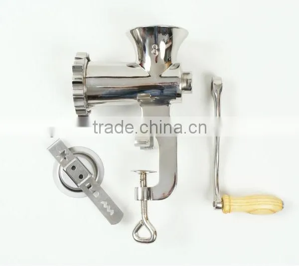10# Electro Tin Plated Tin Manual Meat Grinder photo-2