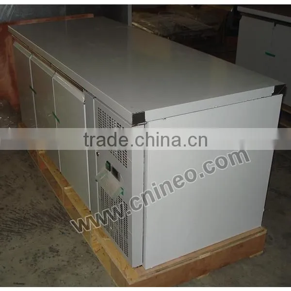 Commercial 3 Door Stainless Steel Restaurant Kitchen Undercounter Freezer(INEO Are Professional on Commercial Kitchen Project) photo-3