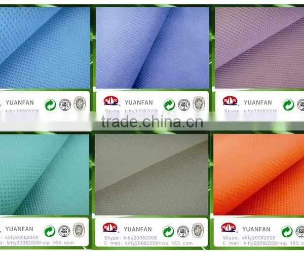 2016 High-quality Low Prices 100%PP Home Textile Nonwoven Fabric Roll Made in Zhejiang Yuanfan Nonwoven photo-3