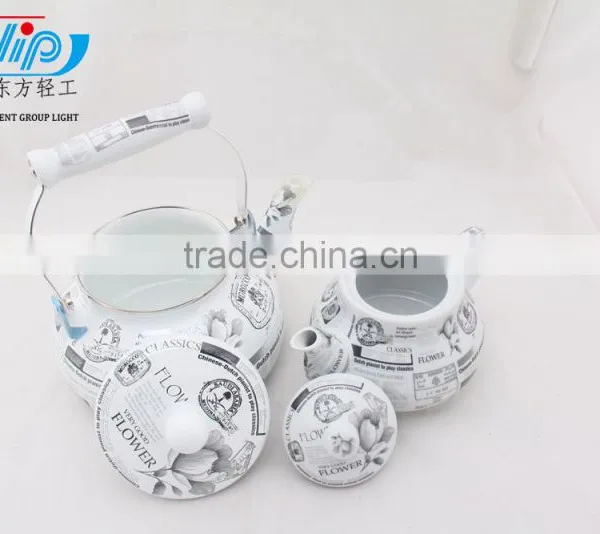 2.4+0.9 L Enamel Kettle photo-4
