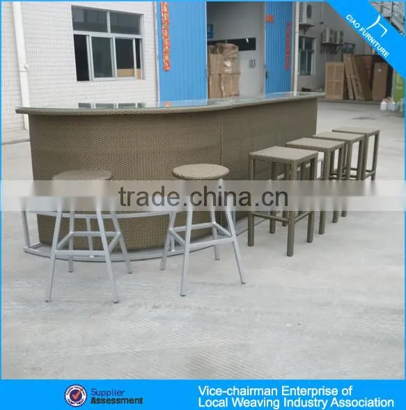 Rattan Bar Furniture Home Corner Bar photo-4