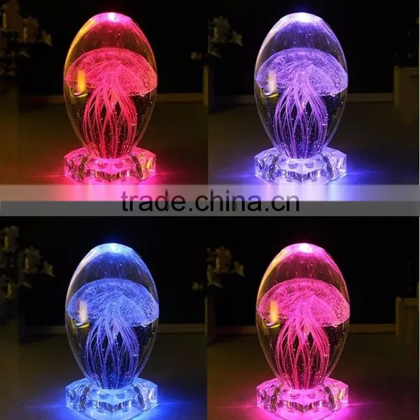 LED 3d Laser Jellyfish Crystal Gift Items photo-6