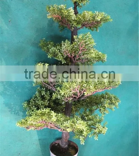 Home Garden Decoration 50cm to 160 cm Hight Small Indoor Canadian Artificial Green Pot Plastic Similar Pine Trees ELSPZ02 0904 photo-4
