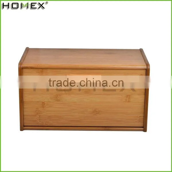 Chicken Storage Bamboo Bread Box /Homex_Factory photo-2