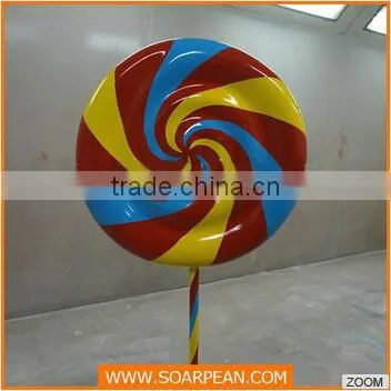 Giant Decorative Lollipop Fiberglass Made For Display photo-4