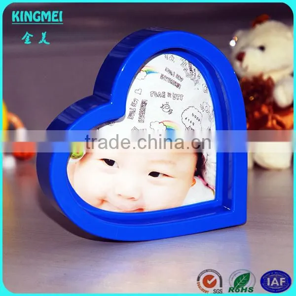 2015 Custom Wholesale Romantic Acrylic Heart Shaped Magnetic Photo Frame photo-5