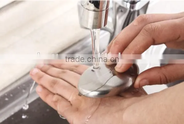 Manufacturer Eco-friendly Metal Stainless Steel Soap Bar With Plastic Holder photo-2