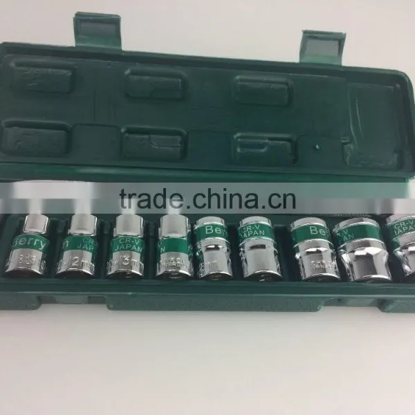 BERRYLION 10-24mm Metric Sockets L Handle Socket Tool Set for Sale photo-6