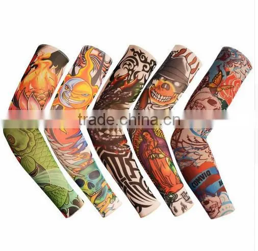 UCHOME Custom Protection Nylon Sports Printed Tattoo Arm Cool Sleeves photo-3