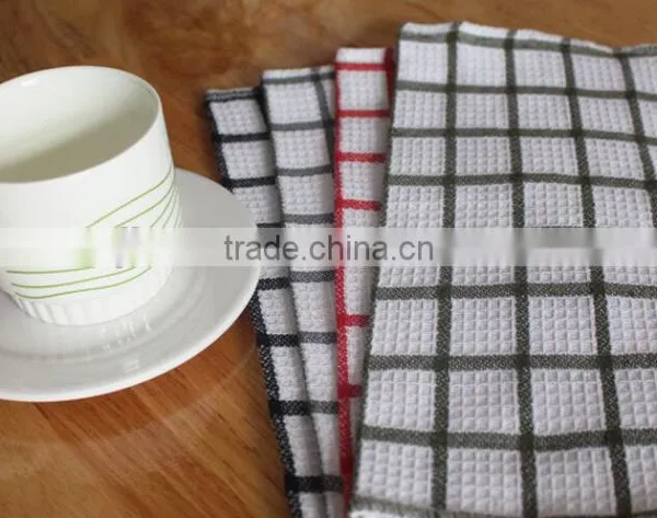 30cm X30cm Cheap Cotton Wholesale Printed Household Cleaning Weave Dish Towels photo-4