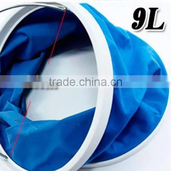OEM Portable Foldaway Bucket 9L Folding Bucket Folding Water Bucket photo-2