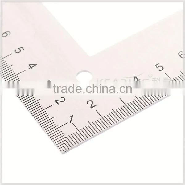 Kearing High Quality L Shape Metal Ruler / With Both Metric and Inch Scale on Ruler Surface for Sewing Fashion Design # 5324A photo-3