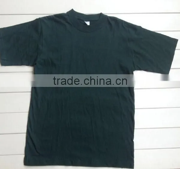 2015 Wholesale O-neck Men's T Shirt, Short Sleeve Solid Color 100% Cotton Plain T-shirts, Casual ManT Shirt photo-3