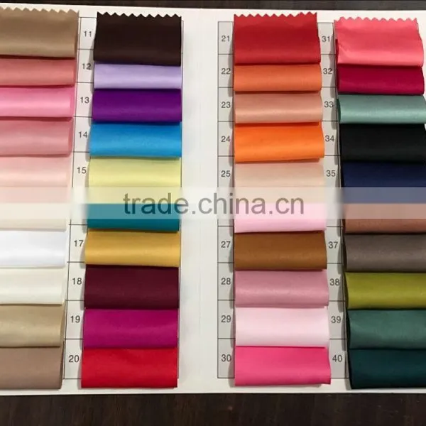 2017 New Style Fashion Cotton Spandex Fabrics Wholesale Custom Shirting Woven Cheap Satin Fabric photo-2