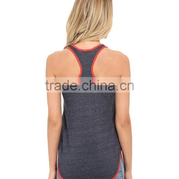 Eco Jersey Graphic Fitness Tank Tops Wholesale photo-3