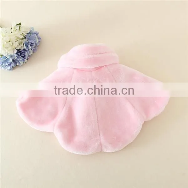 Girls Wraps For Matching Wedding Dresses Pink Appliqued Wraps With Bow In Stock photo-2