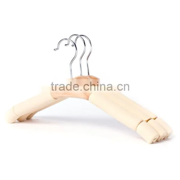 Multifunctional Multifunctional Wood Tie and Belt Hanger Kids Wooden Hanger Custom Wooden Coat Hanger photo-2