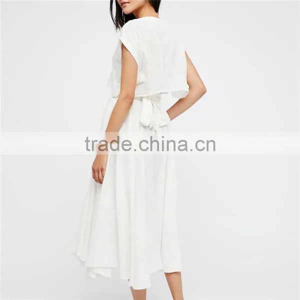 2017 OEM Summer Fashion Factory Price Women Comfortable Middle Skirt photo-6