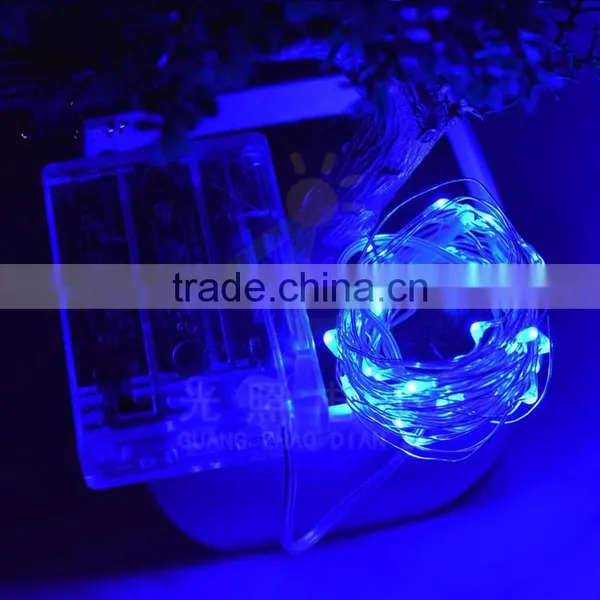 4M 40LEDS Copper Wire 3AA Battery Powered LED String Lights photo-3