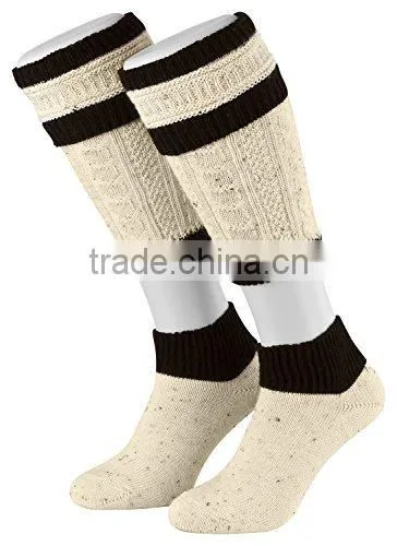 Bavarian Calf Socks Brown-green photo-4