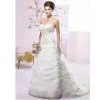 Embroided Bridal Gown, Evening Wear, Wedding Dress With a Long Train (1374)