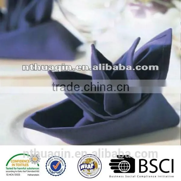 Polyester Napkin for Hotel Table Linen Wedding Table Napkin for Restaurant photo-2