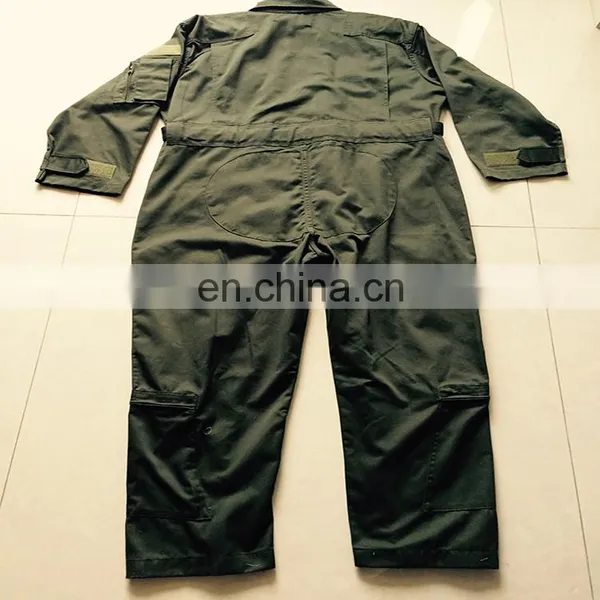 China Factory OEM Safety Aramid Flame Retardant Airline Pilot Uniform Workwear Coverall for Flying Suit photo-6