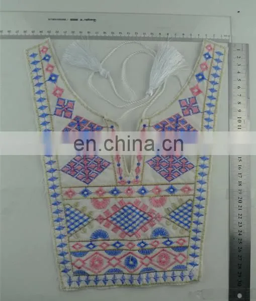 2016 Embroidered Neckline With Tassel For Garment Decorative photo-6
