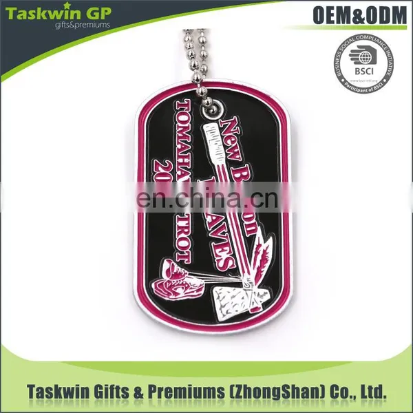 High Quality Cheap Customized Wholesale Military Dog Tag With Ball Chain photo-5