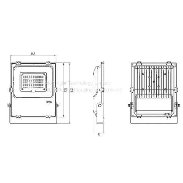 LED Floodlight Housing MLT-FLH-CS-II photo-2