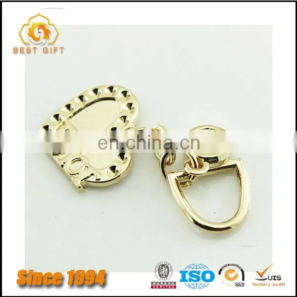 Wholesale Custom Garment Accessories Jacket Gold Metal Christmas Snowflake Zippers photo-2