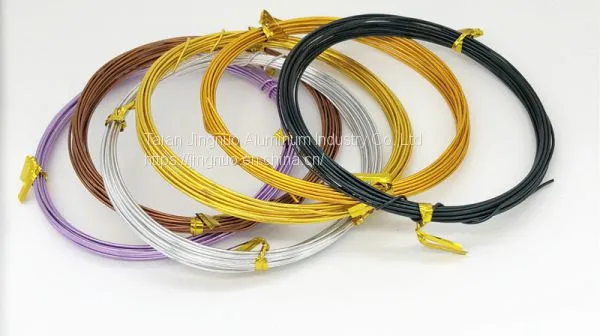 Colorful Aluminium Wire 0.8mm 5m Roll for DIY Craft and Finished Jewelry photo-2
