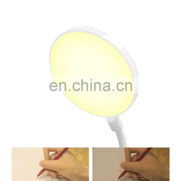 High Quality USB Clip Rechargeable Table Lamp Touch Switch to Learn Reading Battery Led Table Lamp photo-4