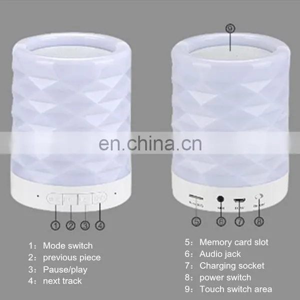 New Arrival Night Light With Bluetooth Speaker Colourful Night Light Atmosphere Lamp Wake Up Clock Light photo-7
